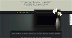 Desktop Screenshot of caveandcavedentistry.com